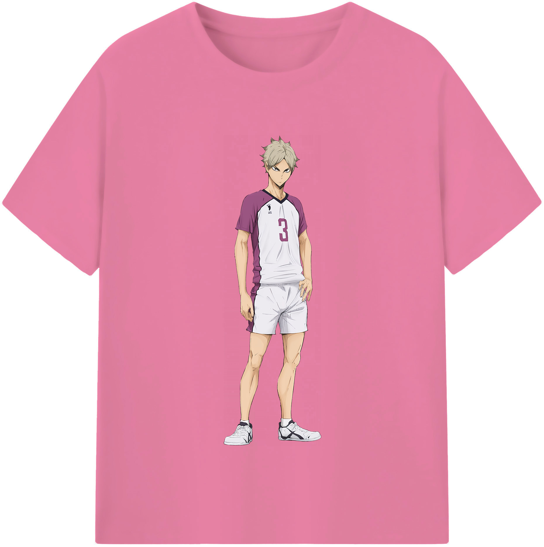 （画像用） ハイキュー!! Haikyu!! 綿100％半袖Tシャツ（フロントプリント）
